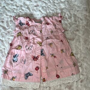 Hanna andersson butterfly dress 3/6 months